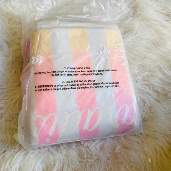 NWT Victoria’s Secret Paradise Striped Tote Bag - Picture 7 of 7